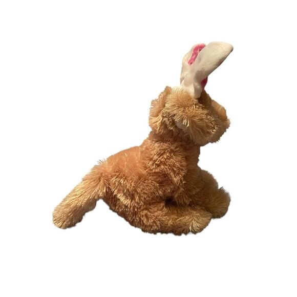 Dan Dee Kids Puppy Dog Plush with Bunny Ears Stuffed Animal Toy Brown Small - Picture 8 of 9